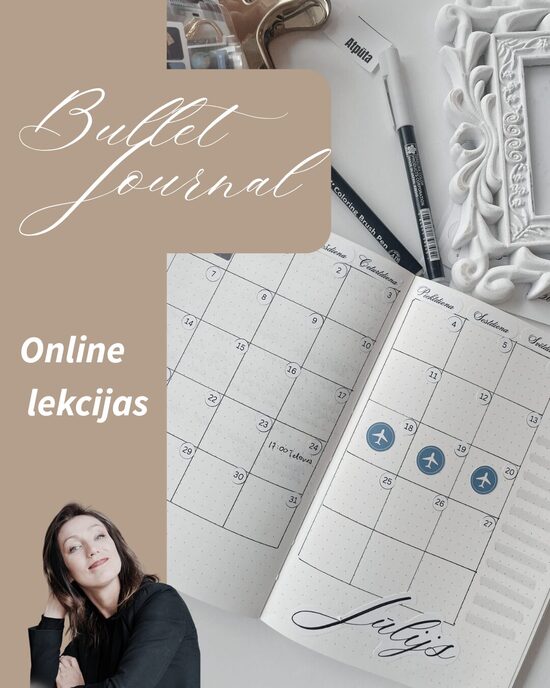 Bullet Journal Online Nodarbības